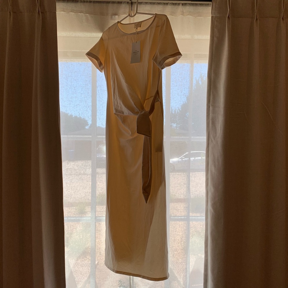 Brand New Sézane Pippa Dress, size medium, color white/cream - Picture 5 of 5